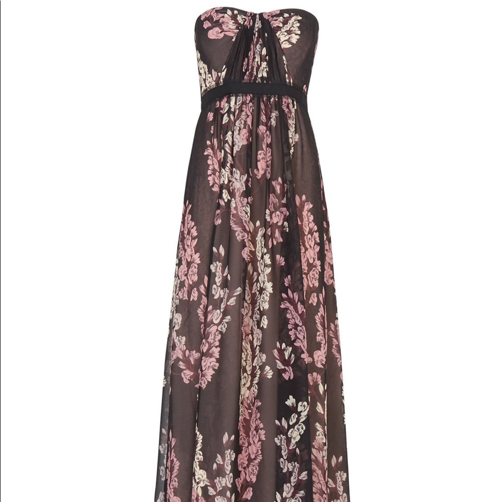NWT BCBG Maxi Dress (4) Black & Light Pink